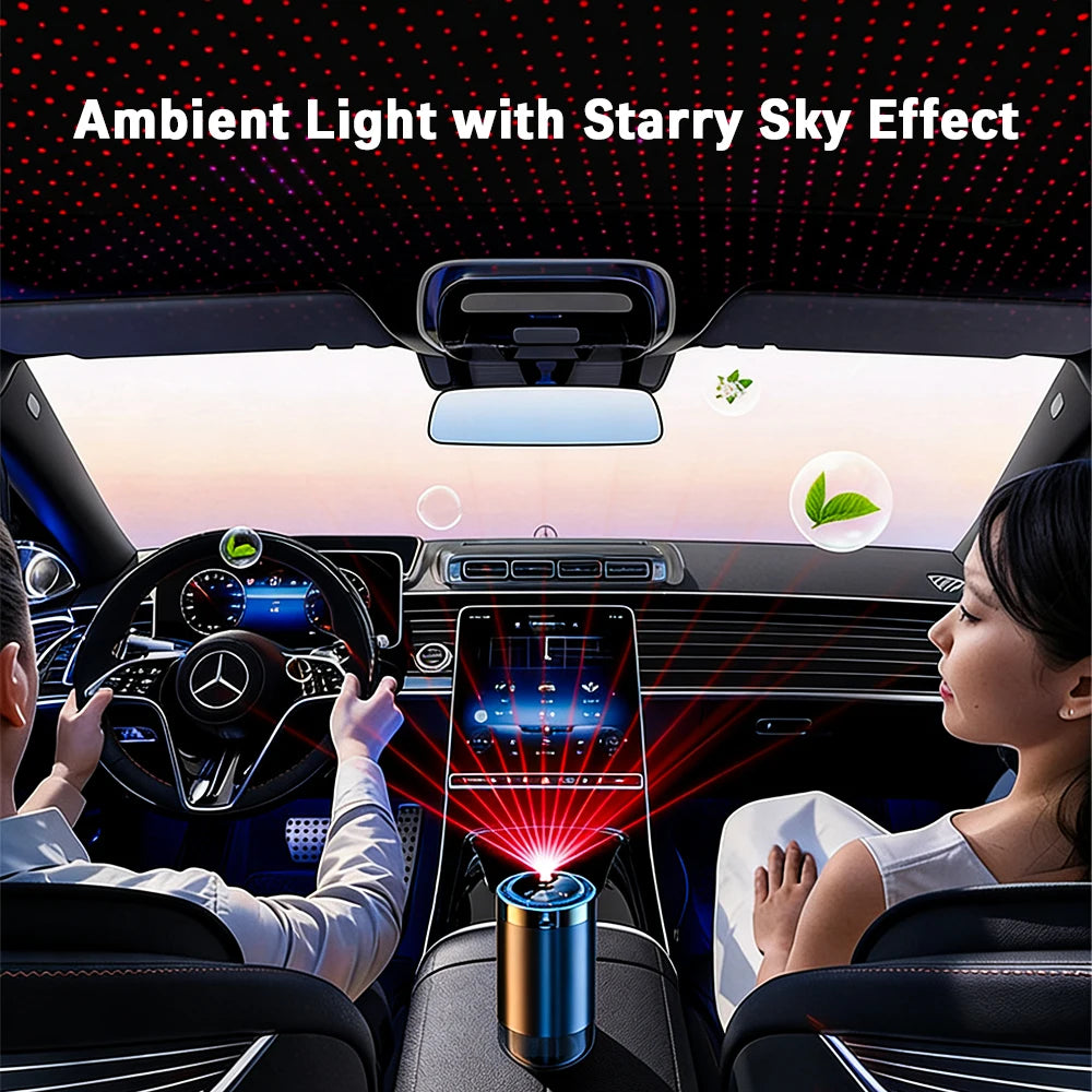 Car Electric Air Diffuser Aroma Car Air Vent Humidifier Mist Aromatherapy Car Air Freshener For Removing Odors Car Accessories