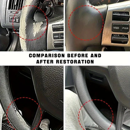 Car Plastic Restorer Back To Black Gloss Auto Interior Leather & Panel Renewal Wax Coating Agent Auto Polish And Repair Coating