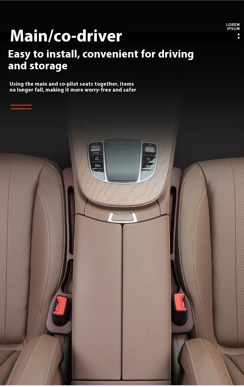 Creative and Practical Automotive Interior Products: Car Seat Gap Plug, Anti-leak Strip, Multi-functional Storage Box
