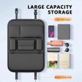 SEAMETAL 6-Pocket Car Seat Back Storage Bag Wear-Resistant Car Backseat Organizer Tissue/Cup Holder Waterproof Anti-Kick Pad