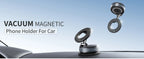 Vacuum Suction Magnetic Phone Holder, Foldable Retractable Suction Cup Car Phone Mount for Magsafe, 360° Adjustable Phone Stand